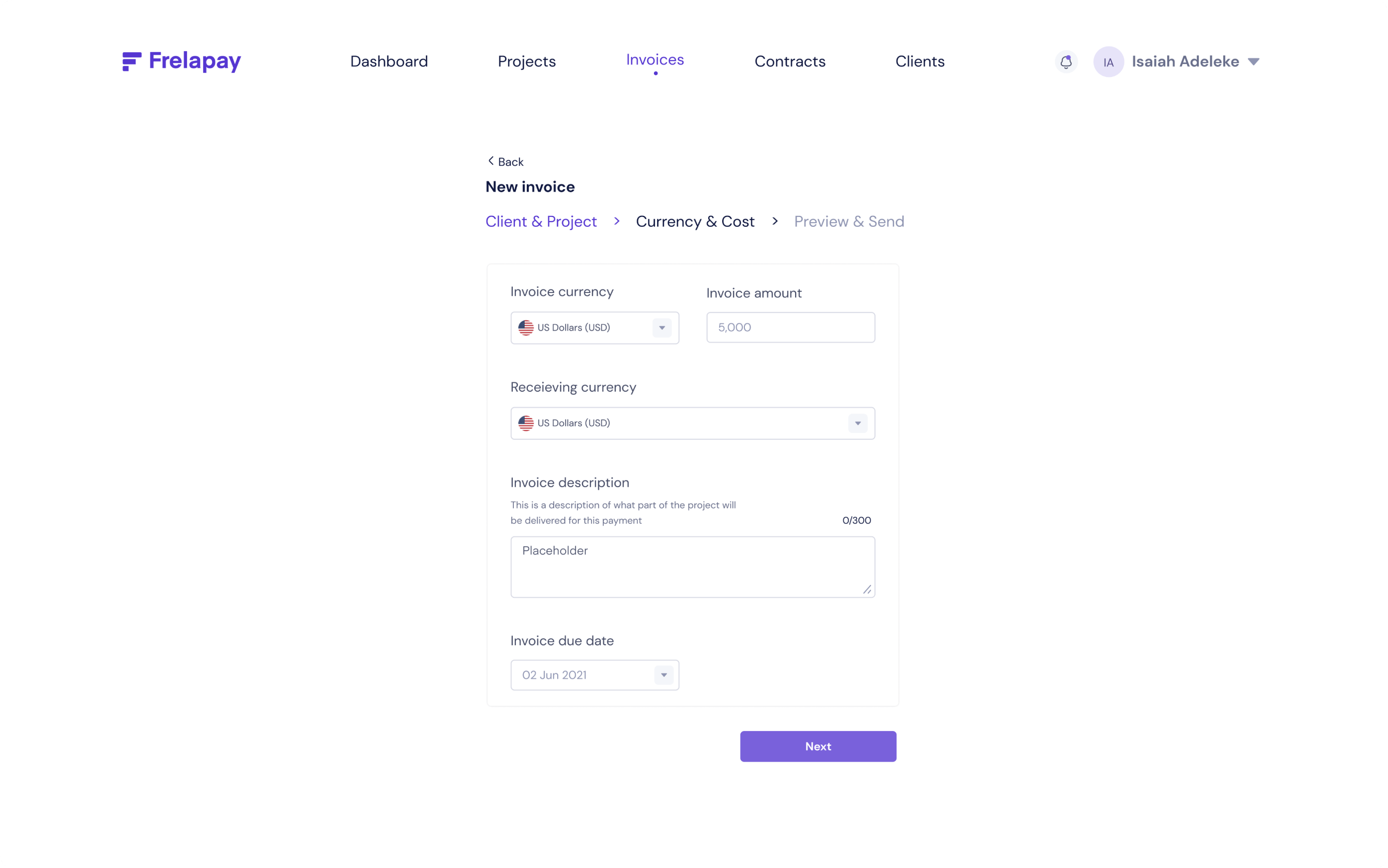 frelapay-dashboard-preview
